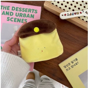 Textil kanvasz virágos nyuszi kártyatartó, uniszex, friss és édes stílus, több rekesz a tároláshoz, vágás elleni és lopás elleni védelem