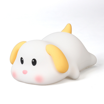 Capybara Lulu Нощна светлина, силиконов абажур, вградена батерия, сензорен превключвател, интелигентно управление, CE сертифицирана