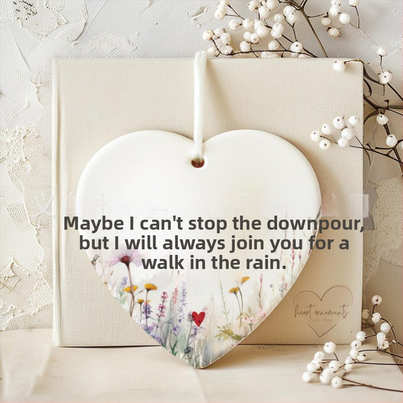 Διακοσμητικό φιλίας από πορσελάνη, γεωμετρικό σχήμα, μοντέρνος μινιμαλισμός, συσκευασία σε PP σακουλάκι, κατάλληλο δώρο για ζευγάρι, φίλο ή συμμαθητή