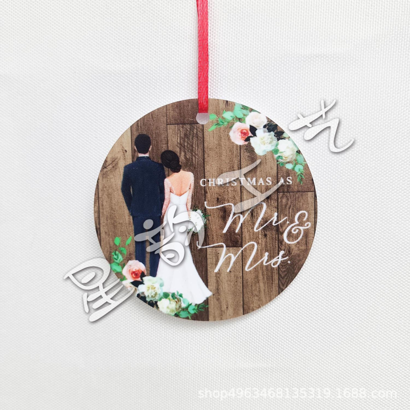 Akrilinis apvalus pakabukas namų dekorui, graviravimas ir spauda, prekės ženklas Star rhyme (IP autorizacija: Nėra)