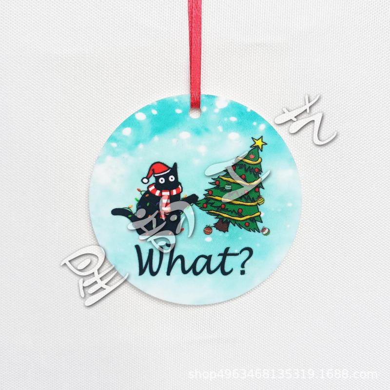 Akrilinis apvalus pakabukas namų dekorui, graviravimas ir spauda, prekės ženklas Star rhyme (IP autorizacija: Nėra)