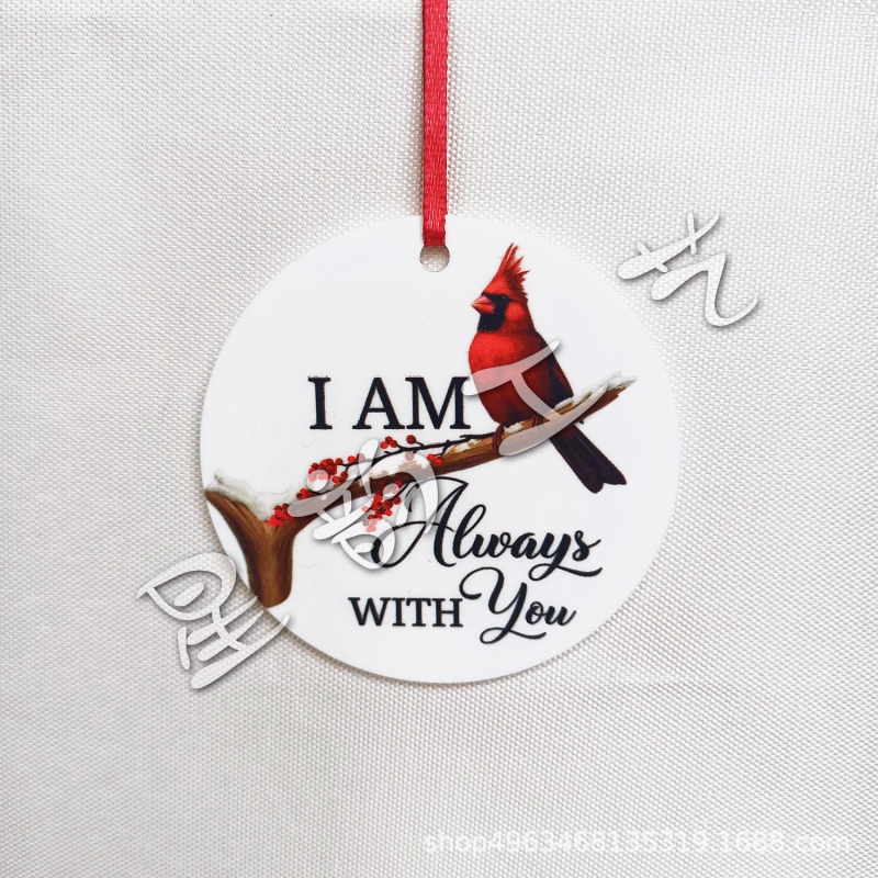 Akrilinis apvalus pakabukas namų dekorui, graviravimas ir spauda, prekės ženklas Star rhyme (IP autorizacija: Nėra)