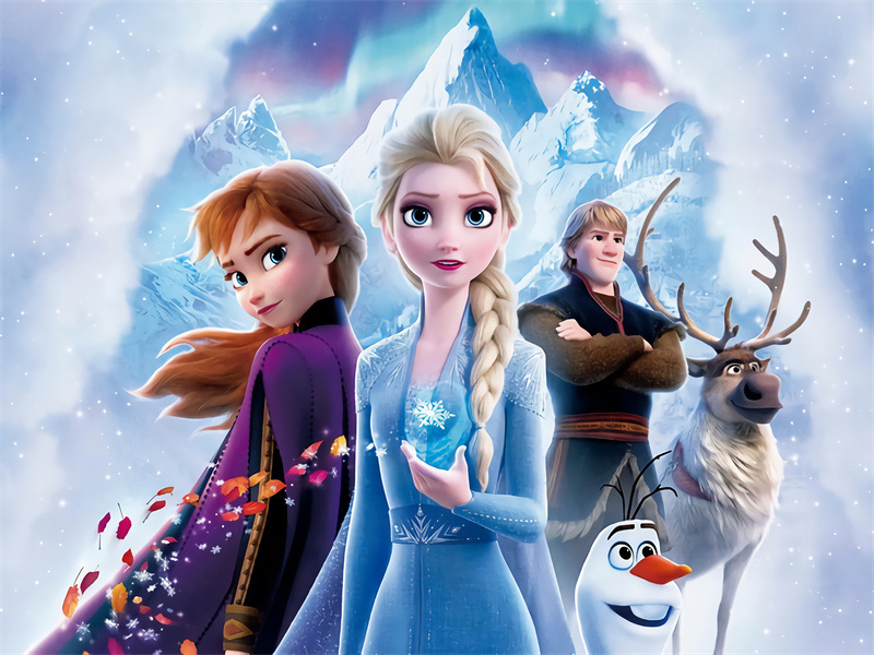 Junhao Produktų fotografavimui fonas, polietileno foto audinys, svoris 0,16 kg, Frozen gimtadienio tema