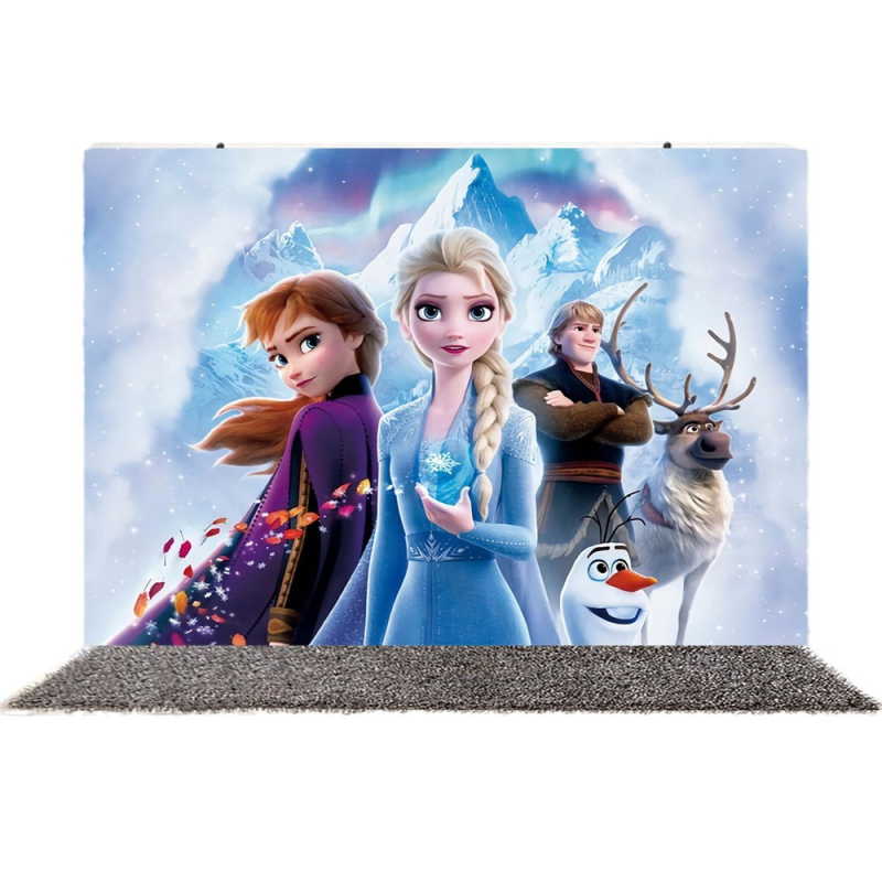 Junhao Produktų fotografavimui fonas, polietileno foto audinys, svoris 0,16 kg, Frozen gimtadienio tema