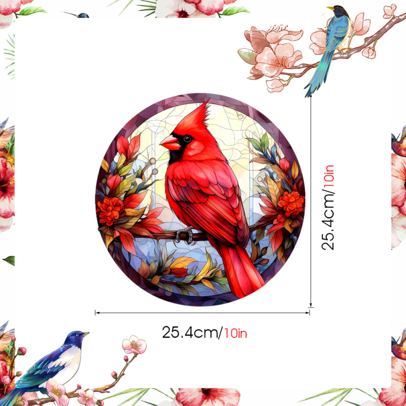 Αυτοκόλλητο παραθύρου από PVC, ηλεκτροστατική πρόσφυση, στυλ λουλουδιών, μοτίβο τοπίου, 1 τεμάχιο