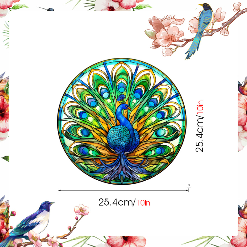 Αυτοκόλλητο παραθύρου από PVC, ηλεκτροστατική πρόσφυση, στυλ λουλουδιών, μοτίβο τοπίου, 1 τεμάχιο