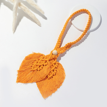 Κουρτινό κορδόνι φούντας, μποέμ στυλ, χειροποίητο βαμβακερό νήμα, ArtiLady