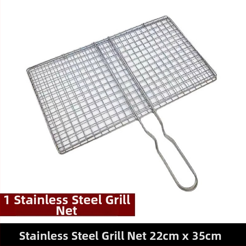 Καλαμάκια μπάρμπεκιου από ανοξείδωτο χάλυβα, επίπεδα, στυλ πιρουνιού