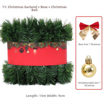 Dirbtinis Kalėdinis vainikas, PVC, rankų darbas, kaimiško stiliaus ir šiuolaikinio meno stilius, Kalėdinė dekoracija, Lin Jie