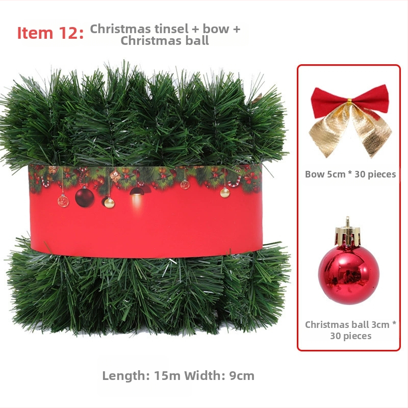 Dirbtinis Kalėdinis vainikas, PVC, rankų darbas, kaimiško stiliaus ir šiuolaikinio meno stilius, Kalėdinė dekoracija, Lin Jie