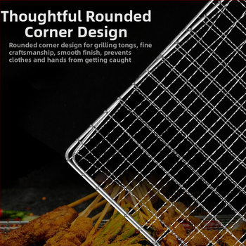 Griliai tinklui skirtas spaustukas, sulankstomas kvadratinis spaustukas iš plieno vielos, nerūdijančio plieno vielos spaustukas griliui