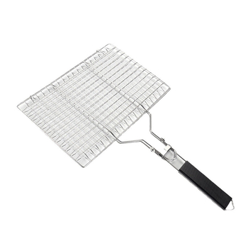 Griliai tinklui skirtas spaustukas, sulankstomas kvadratinis spaustukas iš plieno vielos, nerūdijančio plieno vielos spaustukas griliui