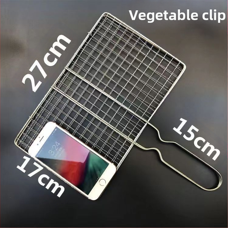 Griliai tinklui skirtas spaustukas, sulankstomas kvadratinis spaustukas iš plieno vielos, nerūdijančio plieno vielos spaustukas griliui