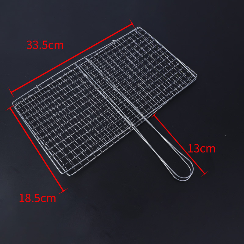 Griliai tinklui skirtas spaustukas, sulankstomas kvadratinis spaustukas iš plieno vielos, nerūdijančio plieno vielos spaustukas griliui
