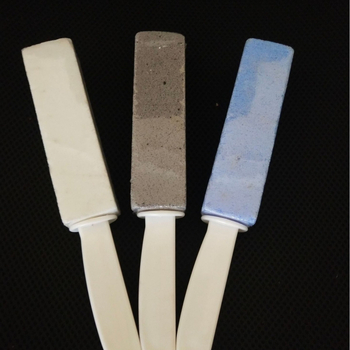 Βούρτσα τουαλέτας με φυσική πέτρα πούμις, πέτρα πούμις + PP, σετ 2 τεμάχια