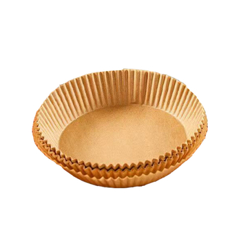 Apvalus kepimo popierius oro fritezei su riebalų atsparia danga, vienkartinis, iš medienos pulpo, 35 gsm