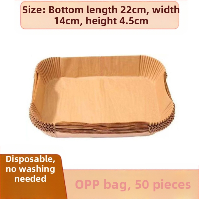 Apvalus kepimo popierius oro fritezei su riebalų atsparia danga, vienkartinis, iš medienos pulpo, 35 gsm