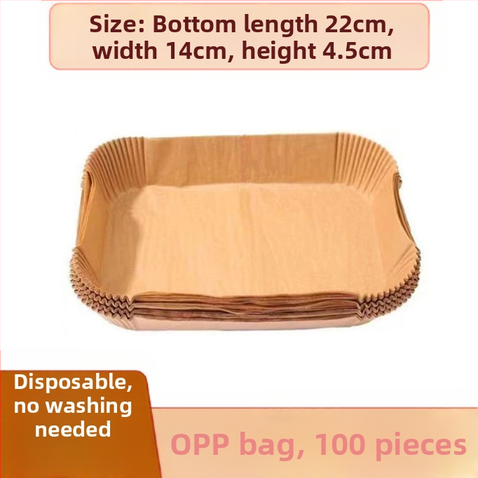 Apvalus kepimo popierius oro fritezei su riebalų atsparia danga, vienkartinis, iš medienos pulpo, 35 gsm