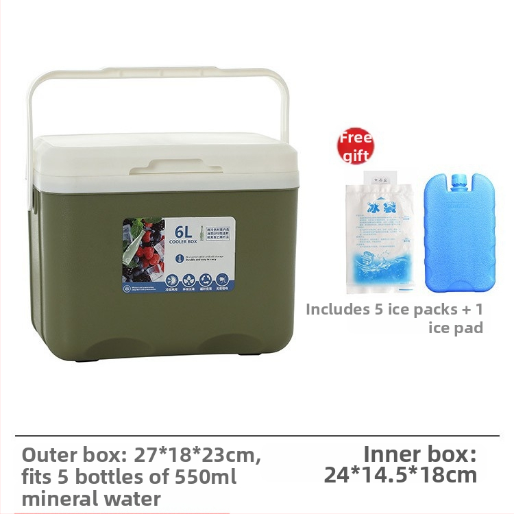 Izoliuota Ledų Dėžutė | Nešiojamas Šaldytuvas Lauko Kempingui ir Naktynių Turgų Prekyvietėms, Ledų Kibiras ir Šaldymo Cilindras, Premium Modernus Minimalistinis Stilius