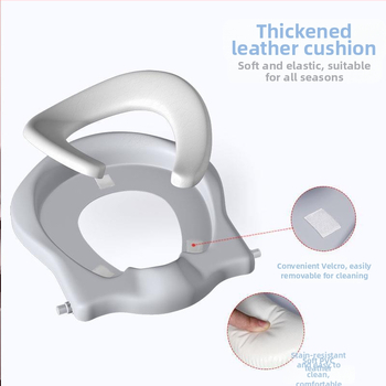 Παιδικό κάθισμα τουαλέτας με επένδυση και σκαλοπάτι τύπου, πολυπροπυλένιο