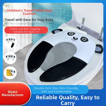 PP Παιδικό σε σχήμα panda, πτυσσόμενο φορητό υπόστρωμα λεκάνης για ταξίδια και οικιακή χρήση