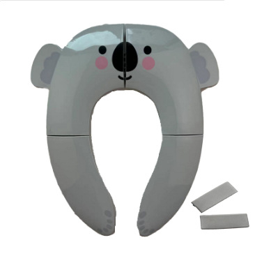 PP Παιδικό σε σχήμα panda, πτυσσόμενο φορητό υπόστρωμα λεκάνης για ταξίδια και οικιακή χρήση