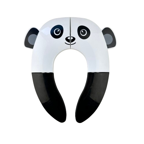 PP Παιδικό σε σχήμα panda, πτυσσόμενο φορητό υπόστρωμα λεκάνης για ταξίδια και οικιακή χρήση