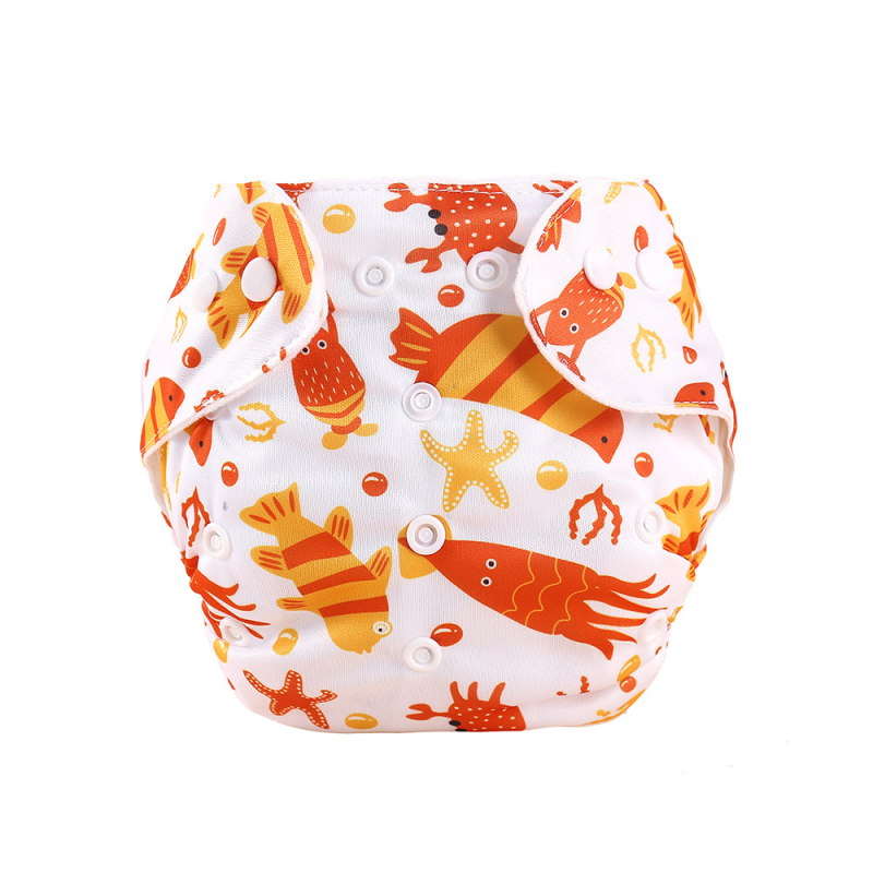 Бебешки платнени пелени-панталони с щракващи копчета, водоустойчиви, за новородени, пролет 2025