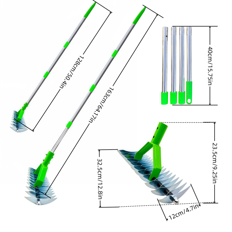Grabljice za travu i lišće – Wan jing alat za dvorišnu baštu