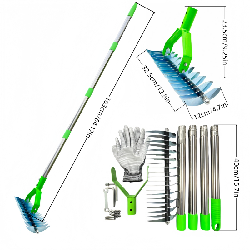 Grabljice za travu i lišće – Wan jing alat za dvorišnu baštu