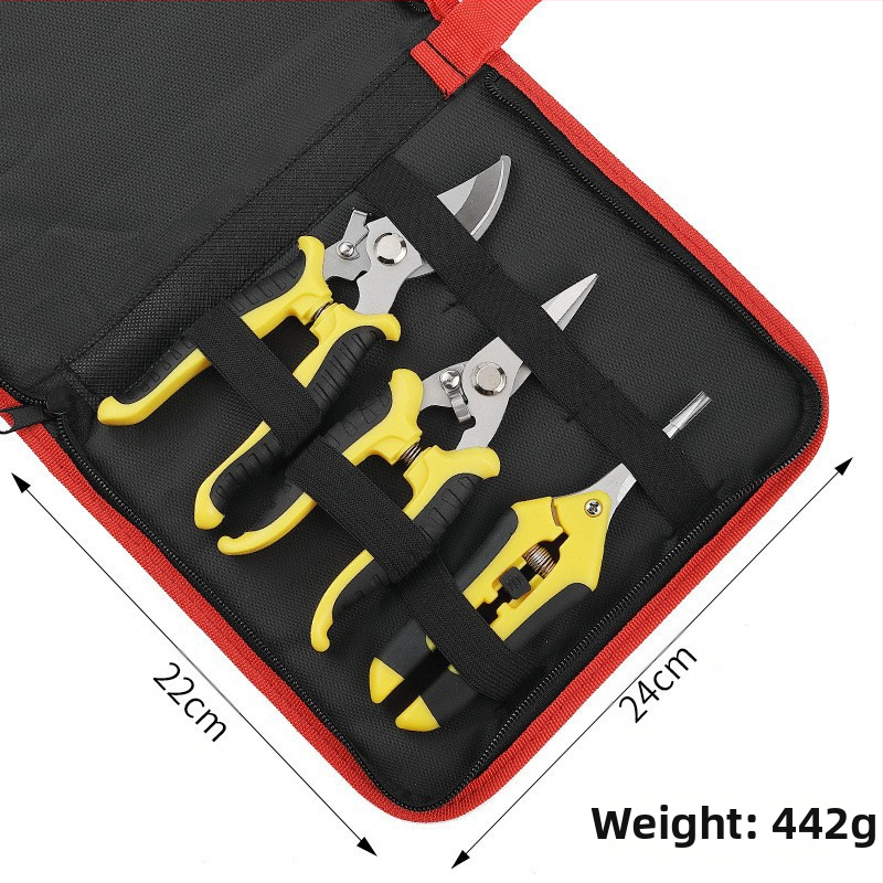 Pinheng комплект ножици за подрязване от неръждаема стомана за плодови дървета, икономия на труд, многофункционални градинарски инструменти