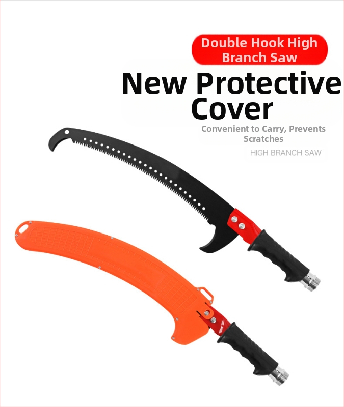 Daudzfunkcionāls izolēts rokas zāģis ar paplašināmo kātu un epoksīda sveķu stieni koku un dārza apgriešanai