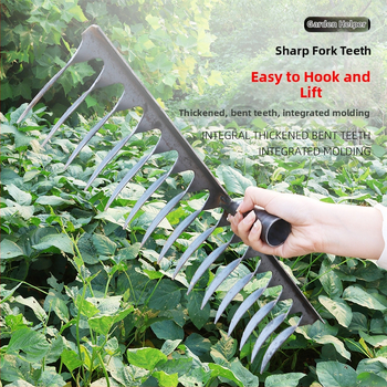 Σπειροειδές ράκε, χάλυβας υψηλού περιεκτικότητας σε άνθρακα, πολλαπλά δόντια