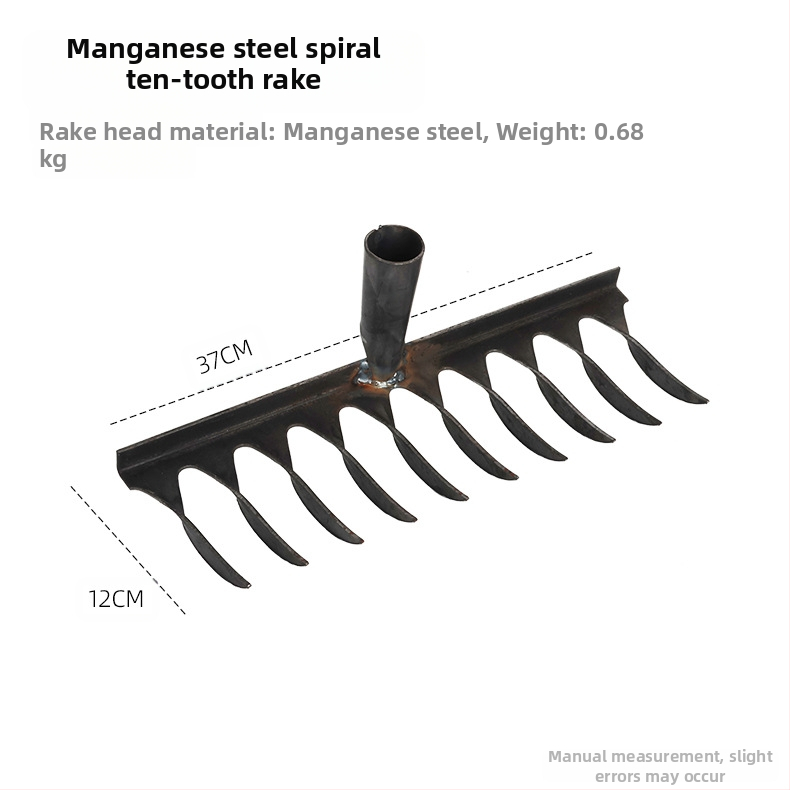 Σπειροειδές ράκε, χάλυβας υψηλού περιεκτικότητας σε άνθρακα, πολλαπλά δόντια