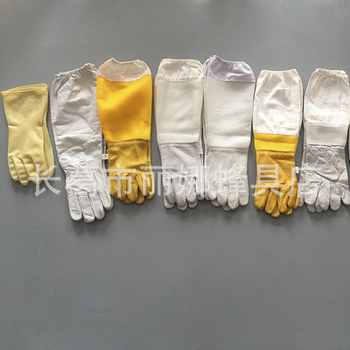 Пчеларски ръкавици от овча кожа, дишащи, подплатени, защитни срещу ухапване; Expo, модел 15; за животновъдство