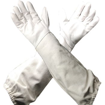 Пчеларски ръкавици от овча кожа, дишащи, подплатени, защитни срещу ухапване; Expo, модел 15; за животновъдство