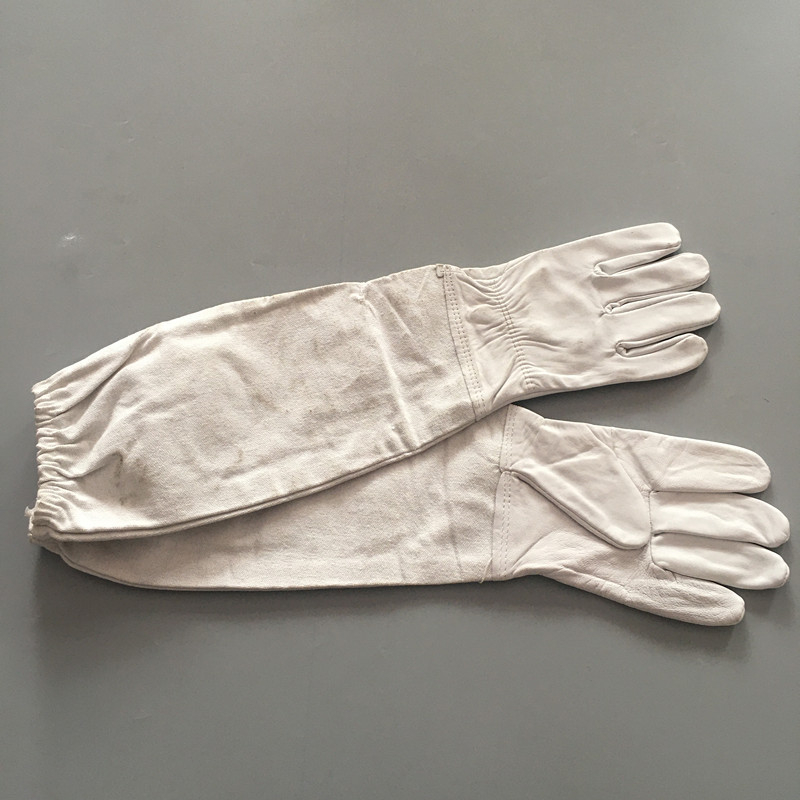 Пчеларски ръкавици от овча кожа, дишащи, подплатени, защитни срещу ухапване; Expo, модел 15; за животновъдство