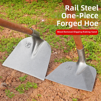 Πλήρως ατσάλινο φτυάρι κήπου για καλλιέργεια λαχανικών, πολυχρηστικό εργαλείο κήπου με ξύλινο χειριστήριο, κεφαλή από ατσάλι υψηλής περιεκτικότητας