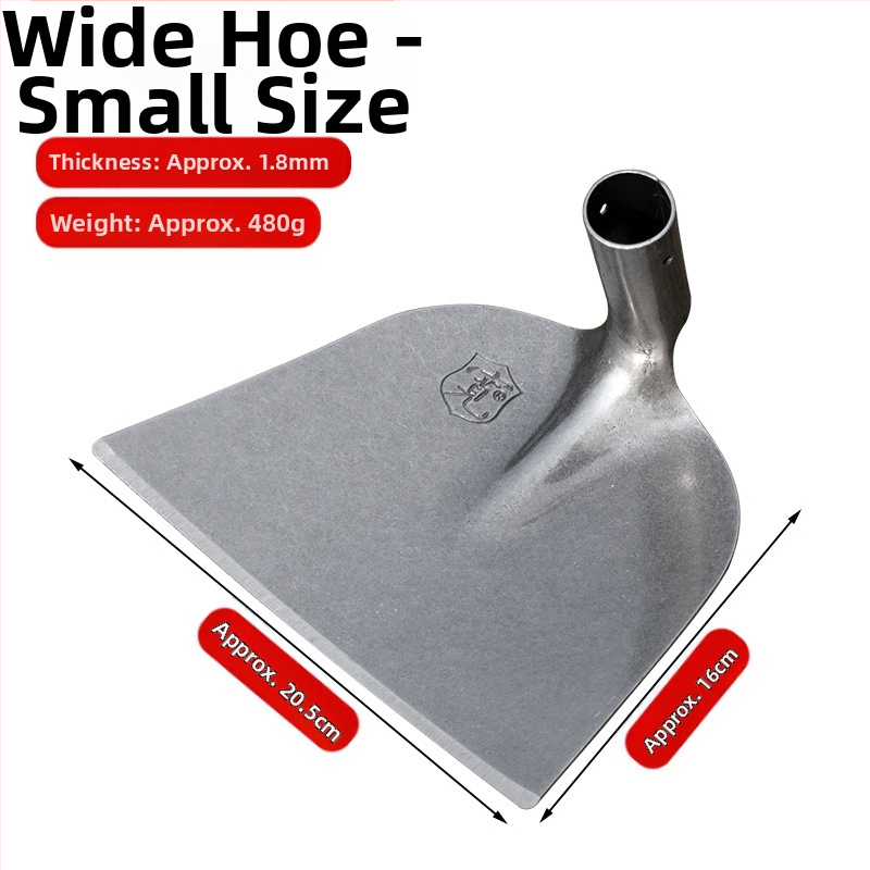 Πλήρως ατσάλινο φτυάρι κήπου για καλλιέργεια λαχανικών, πολυχρηστικό εργαλείο κήπου με ξύλινο χειριστήριο, κεφαλή από ατσάλι υψηλής περιεκτικότητας