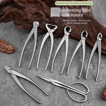 Profesionalni set alata za bonsaie od jednog čelika – Ball Joint Pliers, Leaf Bud Cutter i Wire Cutter