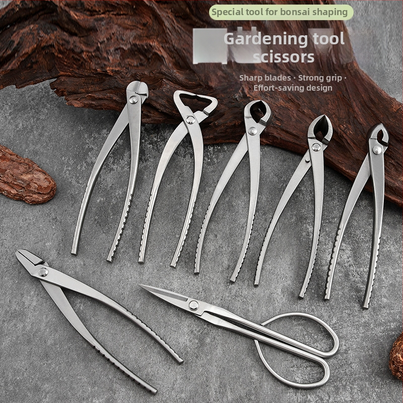 Profesionalni set alata za bonsaie od jednog čelika – Ball Joint Pliers, Leaf Bud Cutter i Wire Cutter