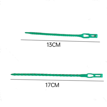 Κηπουρικό σχοινί δέσιμου φυτών με επαναχρησιμοποιούμενο σταθεροποιητή τύπου ψαροκόκαλο — PP υλικό, Rizoda