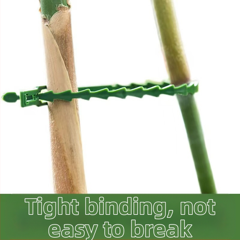 Градинска връзка за растения с повторяем фиксатор тип рибешка кост — PP материал, Rizoda