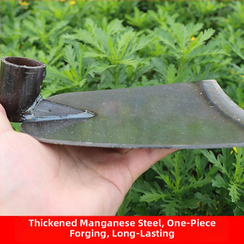 Κηπουρική φτυάρα από μαγάνιο χάλυβα με ενισχυμένο κεφάλι, κατάλληλη για σκάψιμο, ζιζάνια και ανάστροφη εδάφους