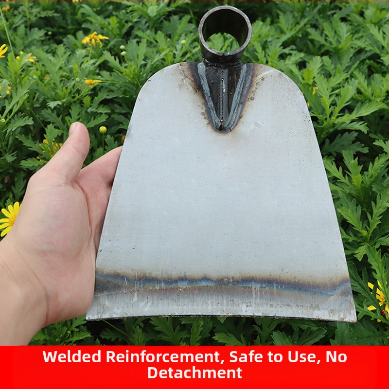 Мотика за плевели от манганова стомана, утежнена глава, за копане, плевене и обръщане на почвата