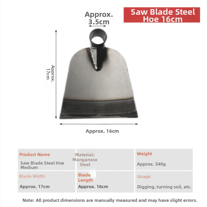 Κηπουρική φτυάρα από μαγάνιο χάλυβα με ενισχυμένο κεφάλι, κατάλληλη για σκάψιμο, ζιζάνια και ανάστροφη εδάφους