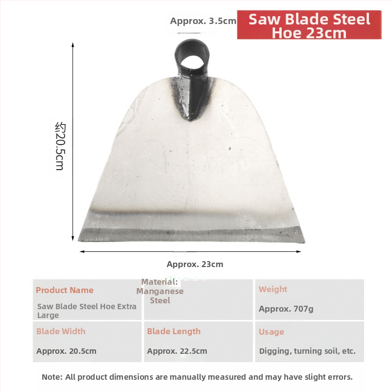 Κηπουρική φτυάρα από μαγάνιο χάλυβα με ενισχυμένο κεφάλι, κατάλληλη για σκάψιμο, ζιζάνια και ανάστροφη εδάφους