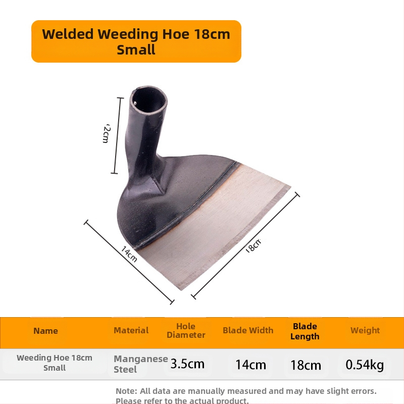 Κηπουρική φτυάρα από μαγάνιο χάλυβα με ενισχυμένο κεφάλι, κατάλληλη για σκάψιμο, ζιζάνια και ανάστροφη εδάφους