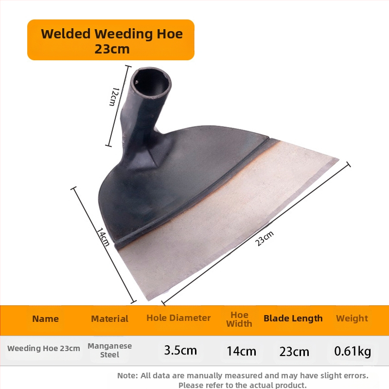 Κηπουρική φτυάρα από μαγάνιο χάλυβα με ενισχυμένο κεφάλι, κατάλληλη για σκάψιμο, ζιζάνια και ανάστροφη εδάφους