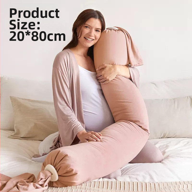 Topošās māmiņas spilvens ar taisnstūra formu, tīrs kokvilnas audums, svars 0.55–1.0 kg, pildījums: cits, piemērots visiem grūtniecības posmiem